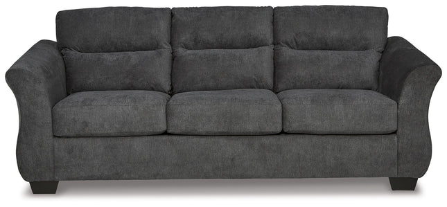 Miravel - Gunmetal - Queen Sofa Sleeper Signature Design by Ashley® 