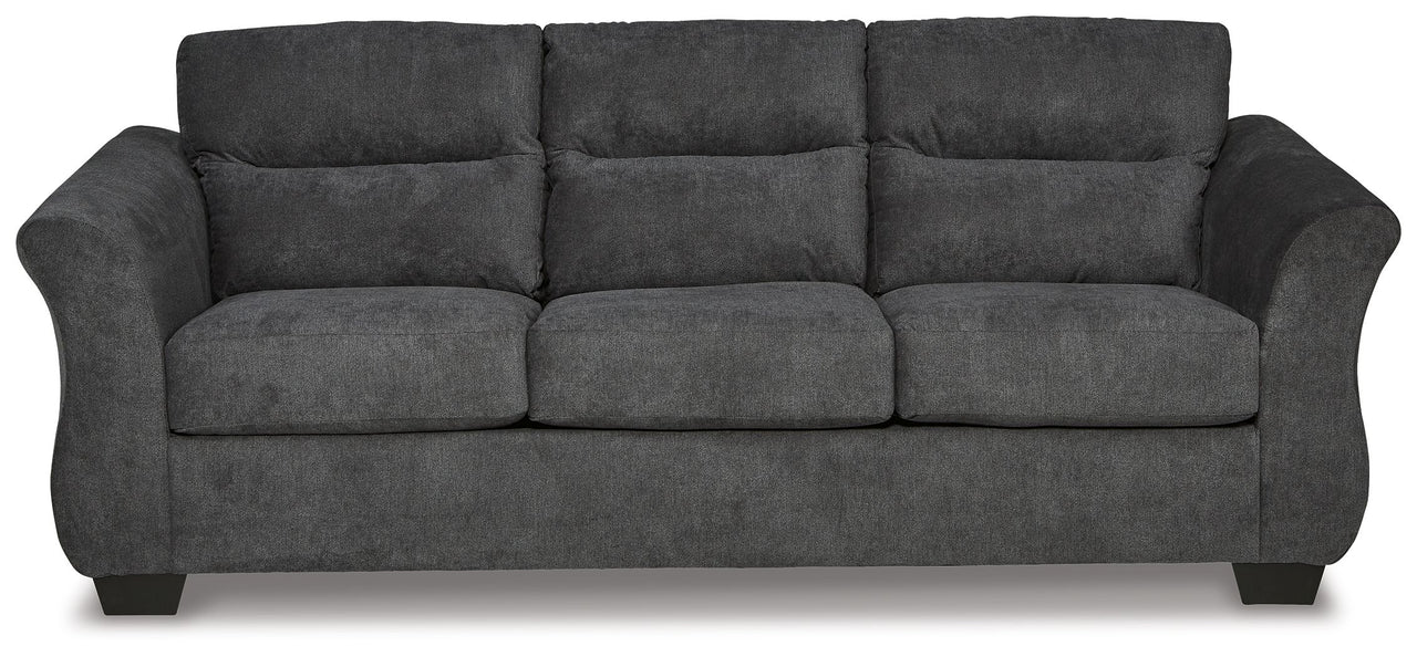Miravel - Gunmetal - Queen Sofa Sleeper Tony's Home Furnishings Furniture. Beds. Dressers. Sofas.