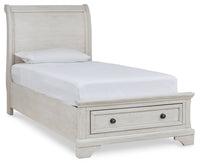 Thumbnail for Robbinsdale - Sleigh Bed - Tony's Home Furnishings