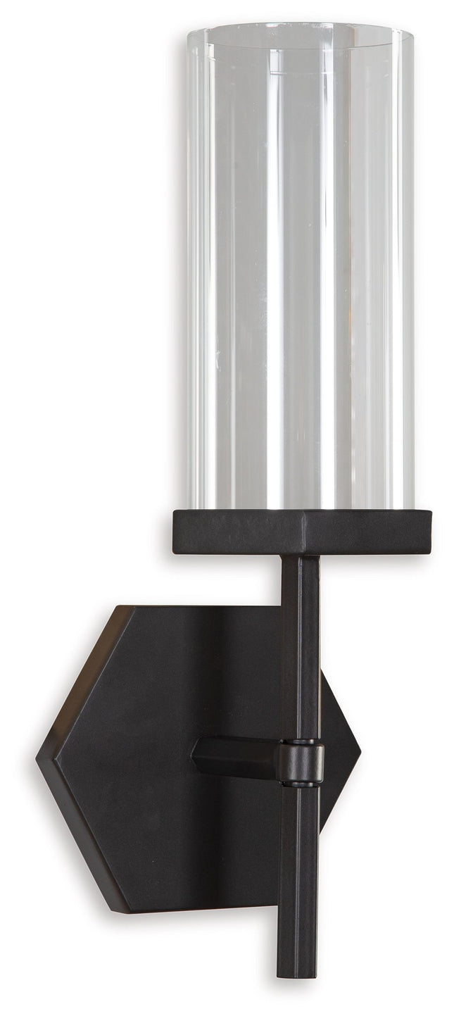 Teelston - Gunmetal Finish - Wall Sconce Signature Design by Ashley® 