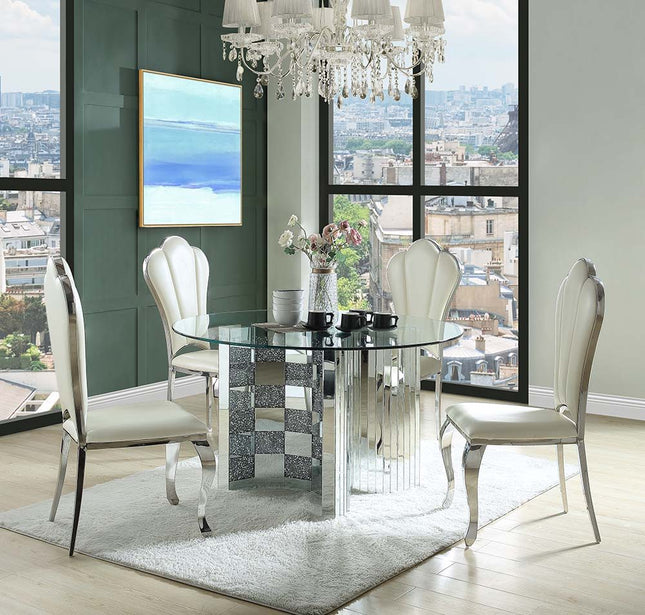 Noralie - Dining Table - Mirrored - 30" - Tony's Home Furnishings