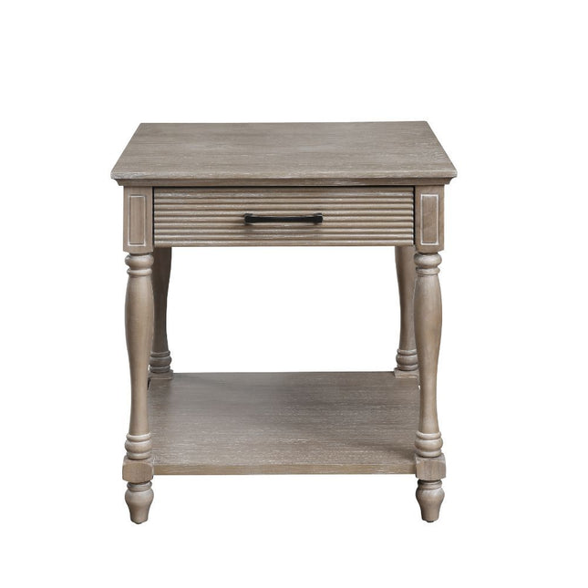 Ariolo - End Table - Antique White - Tony's Home Furnishings