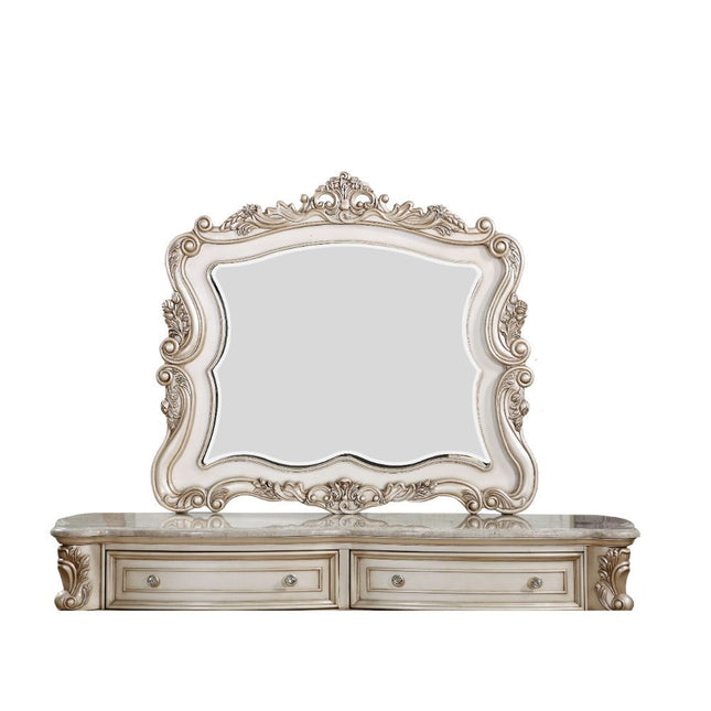 Gorsedd - Mirror - Antique White - Tony's Home Furnishings