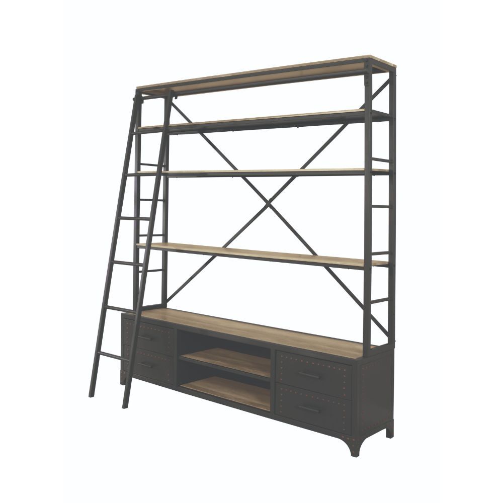 Actaki - Bookshelf & Ladder - Tony's Home Furnishings