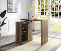 Thumbnail for Quillon - Bar Table - Rustic Oak Finish - Tony's Home Furnishings