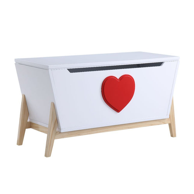 Padma - Youth Chest - White & Red - Tony's Home Furnishings