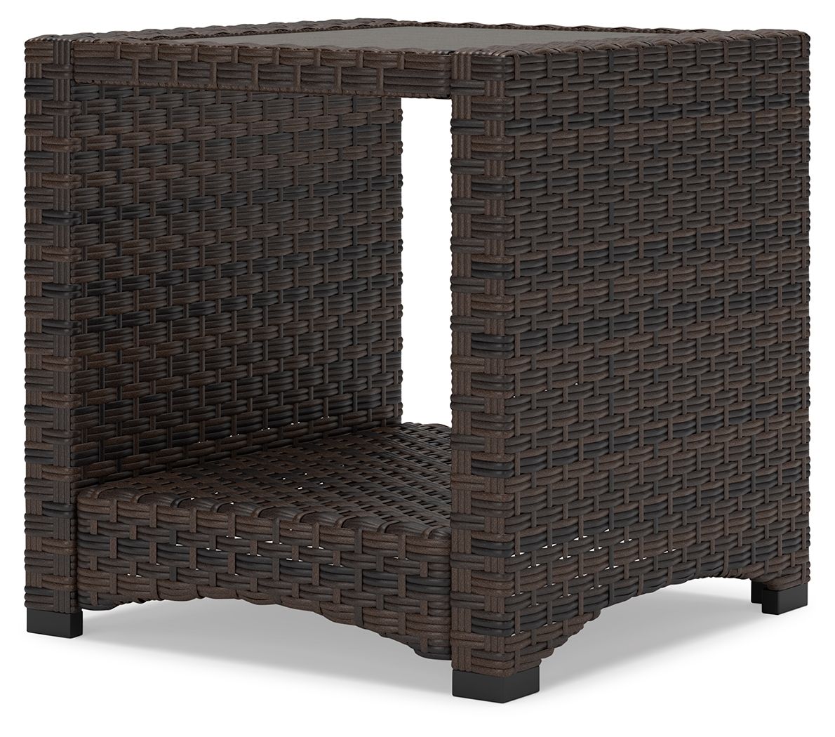 Windglow - Brown - Square End Table - Tony's Home Furnishings