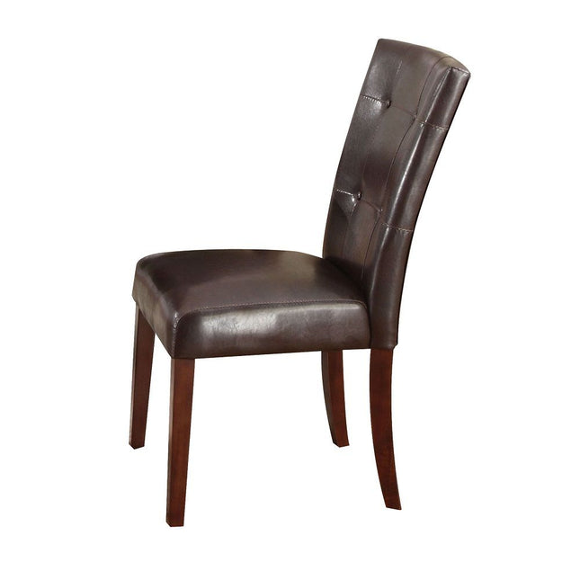 Britney - Side Chair (Set of 2) - Dark Brown - 20" - Tony's Home Furnishings