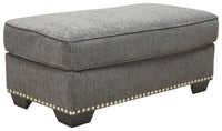 Thumbnail for Locklin - Carbon - Ottoman Tony's Home Furnishings Furniture. Beds. Dressers. Sofas.