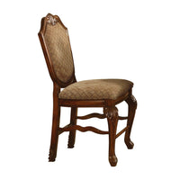 Chateau De Ville - Counter Height Chair (Set of 2) - Fabric & Cherry - Tony's Home Furnishings