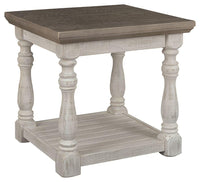 Thumbnail for Havalance - Gray / White - Rectangular End Table Tony's Home Furnishings Furniture. Beds. Dressers. Sofas.