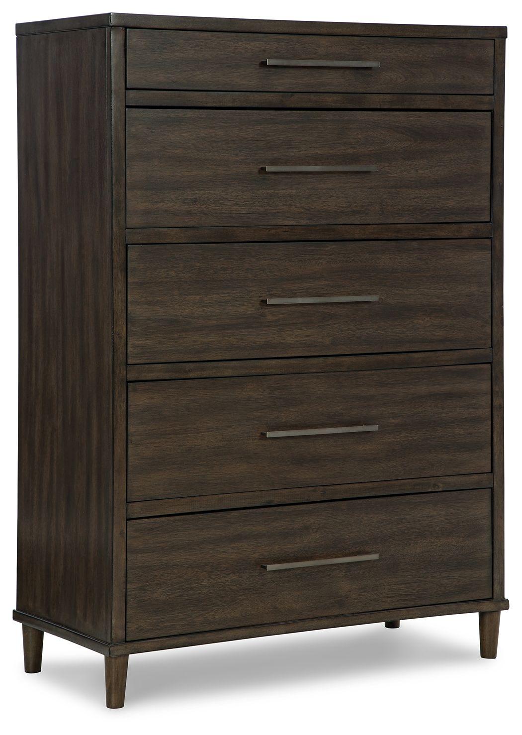 Wittland - Brown - Five Drawer Chest Tony's Home Furnishings Furniture. Beds. Dressers. Sofas.