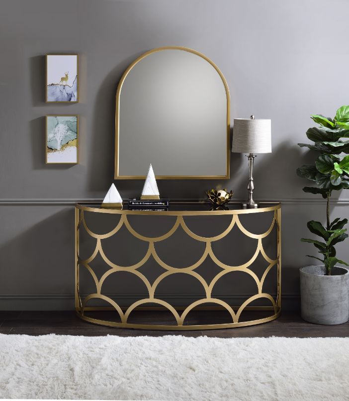 Altus - Accent Table - Gold Finish - Tony's Home Furnishings