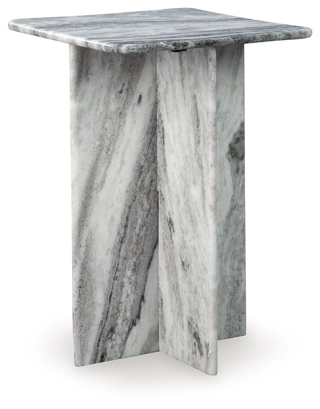 Keithwell - Gray - Square Accent Table - Tony's Home Furnishings