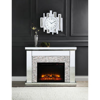 Thumbnail for Laksha - Fireplace - Mirrored & Stone - Tony's Home Furnishings