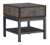 Thumbnail for Derrylin - Brown - Rectangular End Table Tony's Home Furnishings Furniture. Beds. Dressers. Sofas.