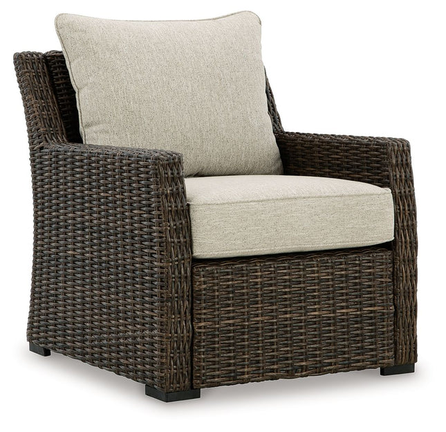 Brook Ranch - Brown - Lounge Chair With Cushion Signature Design by Ashley® 