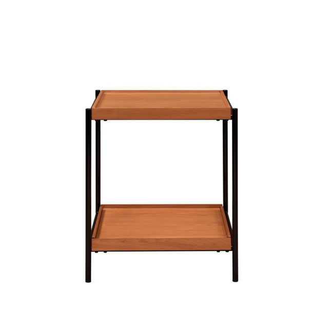 Oaken - End Table - Honey Oak & Black - Tony's Home Furnishings