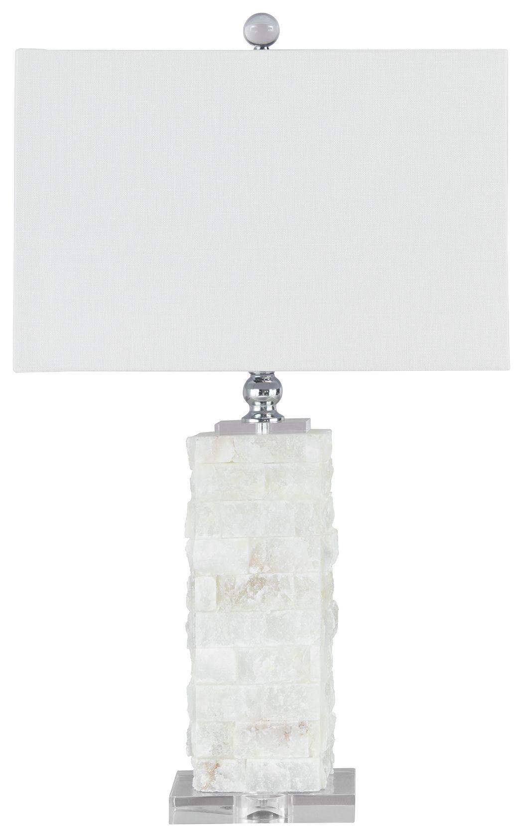 Malise - White - Alabaster Table Lamp Tony's Home Furnishings Furniture. Beds. Dressers. Sofas.