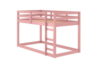 Gaston II - Twin Loft Bed - Pink Finish - Tony's Home Furnishings