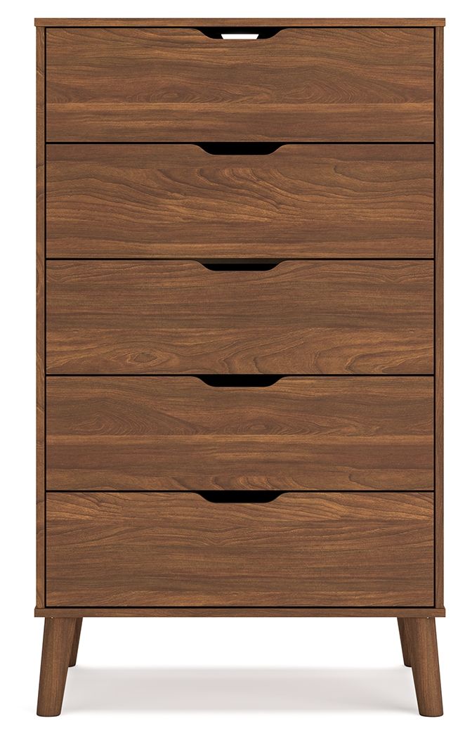 Fordmont - Auburn - Five Drawer Chest - Tony's Home Furnishings