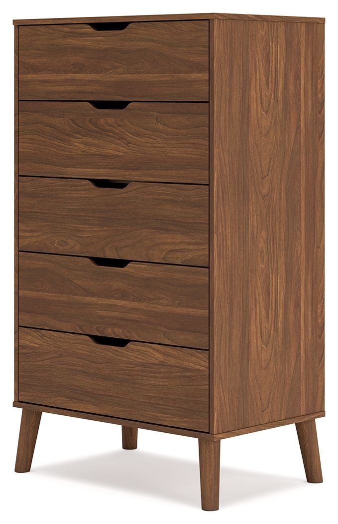 Fordmont - Auburn - Five Drawer Chest - Tony's Home Furnishings