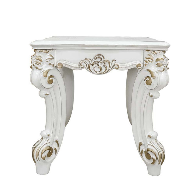 Vendom II - End Table - Antique Pearl Finish - Tony's Home Furnishings