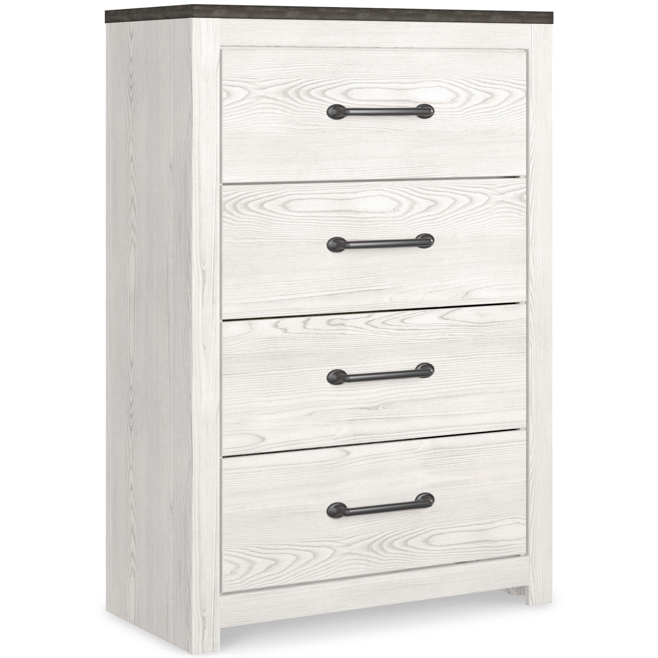 Gerridan - White / Gray - Four Drawer Chest Tony's Home Furnishings Furniture. Beds. Dressers. Sofas.