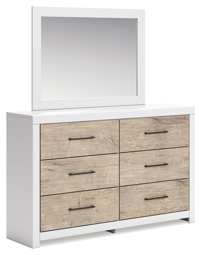 Charbitt - Two-tone - Dresser And Mirror - Tony's Home Furnishings