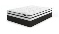 Thumbnail for Chime 10 Inch Hybrid - White - 2 Pc. - Queen Mattress And Pillow - Tony's Home Furnishings