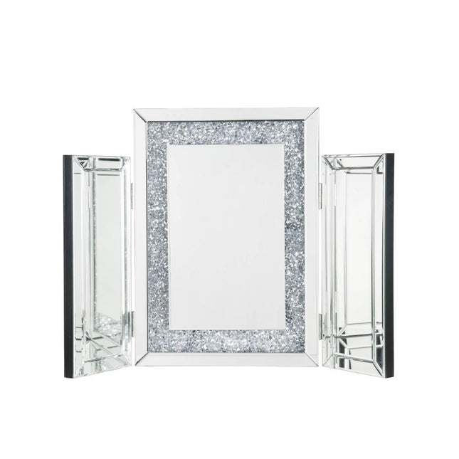 Noralie - Accent Decor - Mirrored & Faux Diamonds - 22" - Tony's Home Furnishings