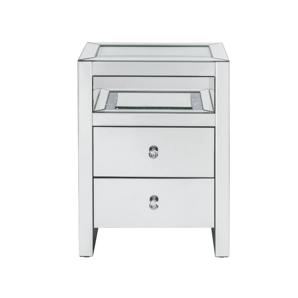 Malish - Accent Table - Mirrored - Tony's Home Furnishings