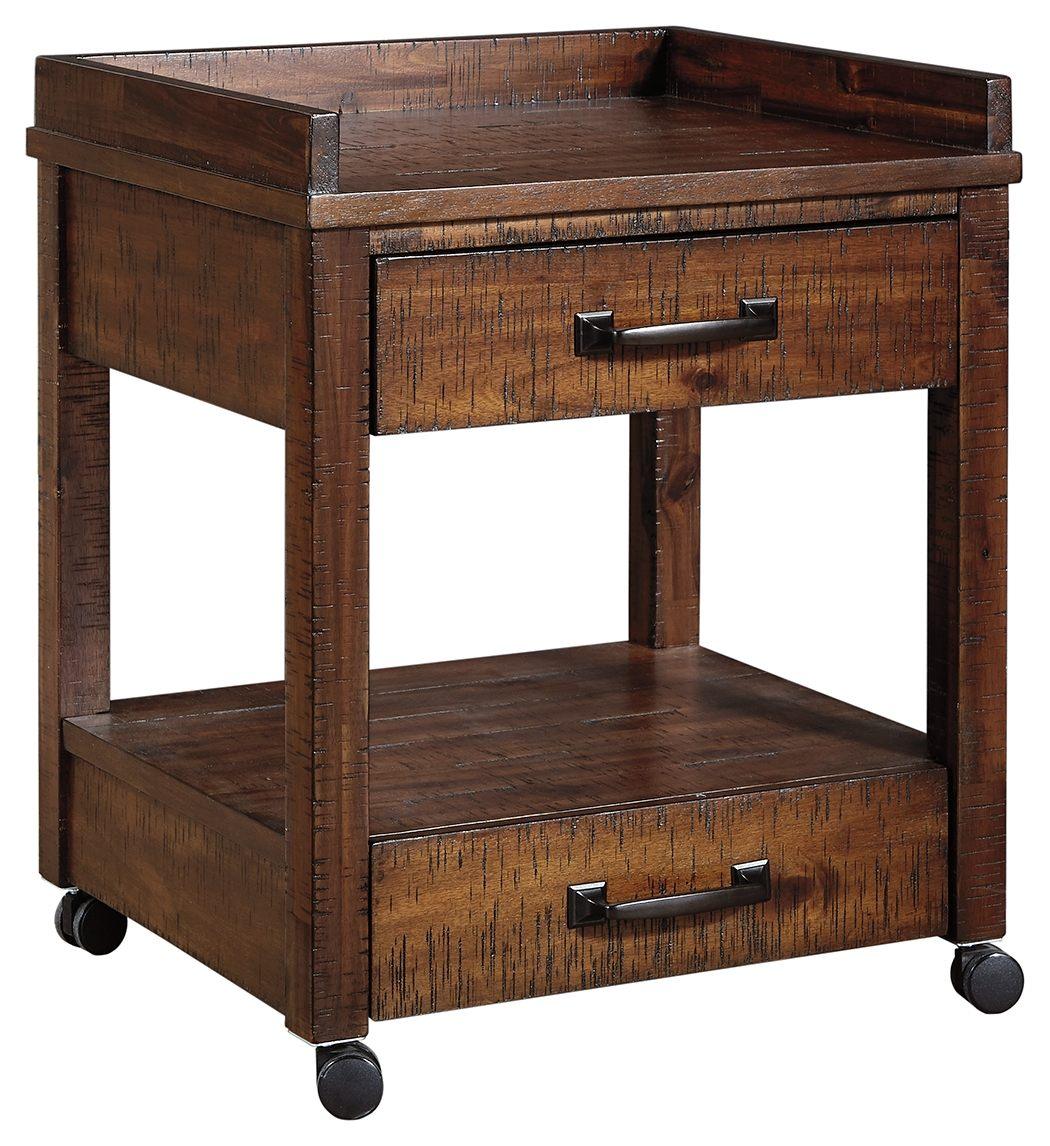 Baldridge - Rustic Brown - Printer Stand Tony's Home Furnishings Furniture. Beds. Dressers. Sofas.