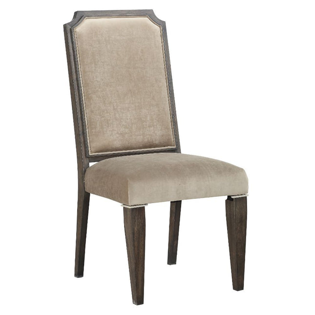 Peregrine - Side Chair (Set of 2) - Fabric & Walnut - Tony's Home Furnishings