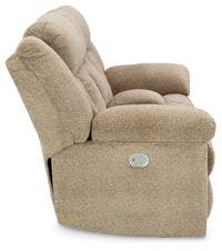 Thumbnail for Tip-off - Power Reclining Loveseat With Console / Adj Headrest - Tony's Home Furnishings