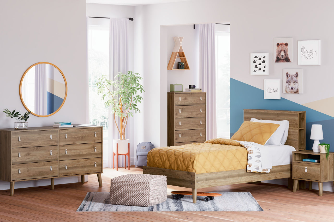 Aprilyn - Dresser, Bookcase Bed Set - Tony's Home Furnishings