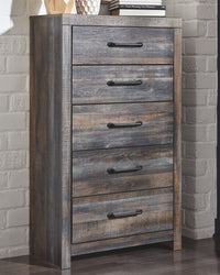 Thumbnail for Drystan - Brown / Beige - Five Drawer Chest - Tony's Home Furnishings