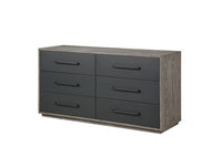 Estevon - Dresser - Gray Oak Finish - Tony's Home Furnishings