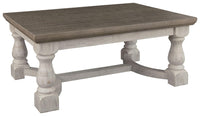 Thumbnail for Havalance - Gray / White - Rectangular Cocktail Table Tony's Home Furnishings Furniture. Beds. Dressers. Sofas.