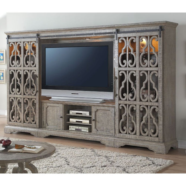 Artesia - Entertainment Center - Salvaged Natural - Tony's Home Furnishings