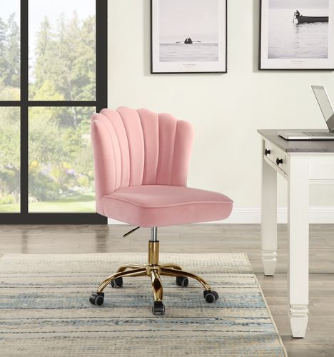 Moyle - Office Chair - Pink - Tony's Home Furnishings