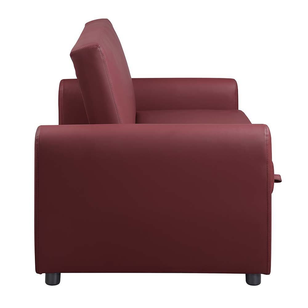 Caia - Sofa - Red Fabric - Tony's Home Furnishings