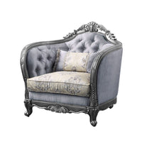 Ariadne - Chair - Fabric & Platinum - Tony's Home Furnishings