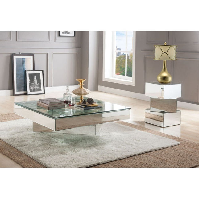 Meria - Coffee Table - Mirrored - Tony's Home Furnishings