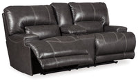 Thumbnail for Mccaskill - Reclining Loveseat With Console - Tony's Home Furnishings