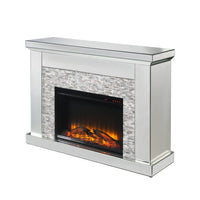 Laksha - Fireplace - Mirrored & Stone - Tony's Home Furnishings
