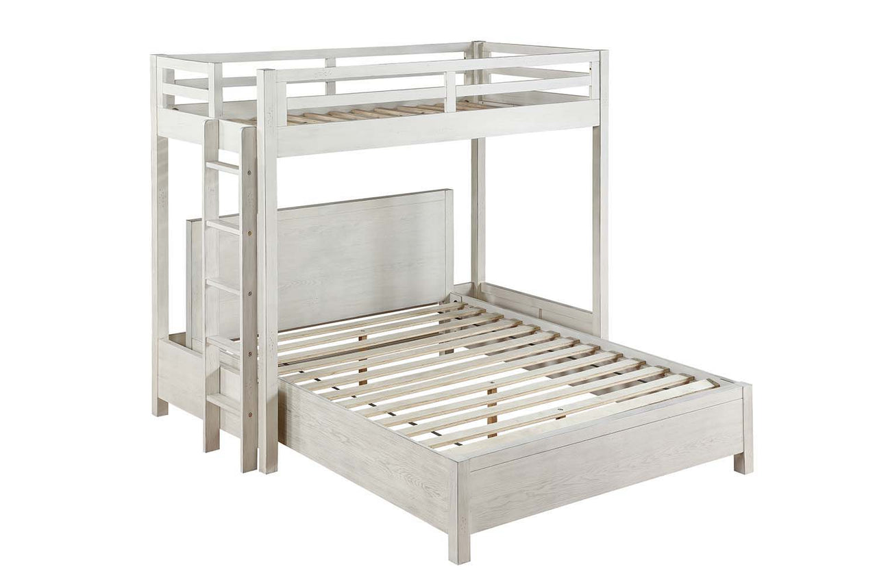 Celerina - Twin Loft Bed - Weathered White Finish - Tony's Home Furnishings