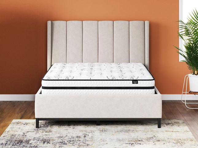 Chime 10 Inch Hybrid - White - 2 Pc. - Queen Mattress And Pillow - Tony's Home Furnishings