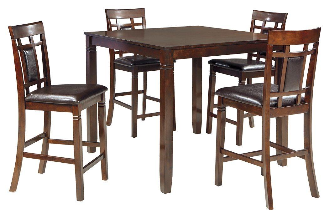 Bennox - Brown - Drm Counter Table Set (Set of 5) Tony's Home Furnishings Furniture. Beds. Dressers. Sofas.