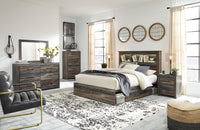 Thumbnail for Drystan - Dresser, Mirror, Bookcase Bed Set - Tony's Home Furnishings